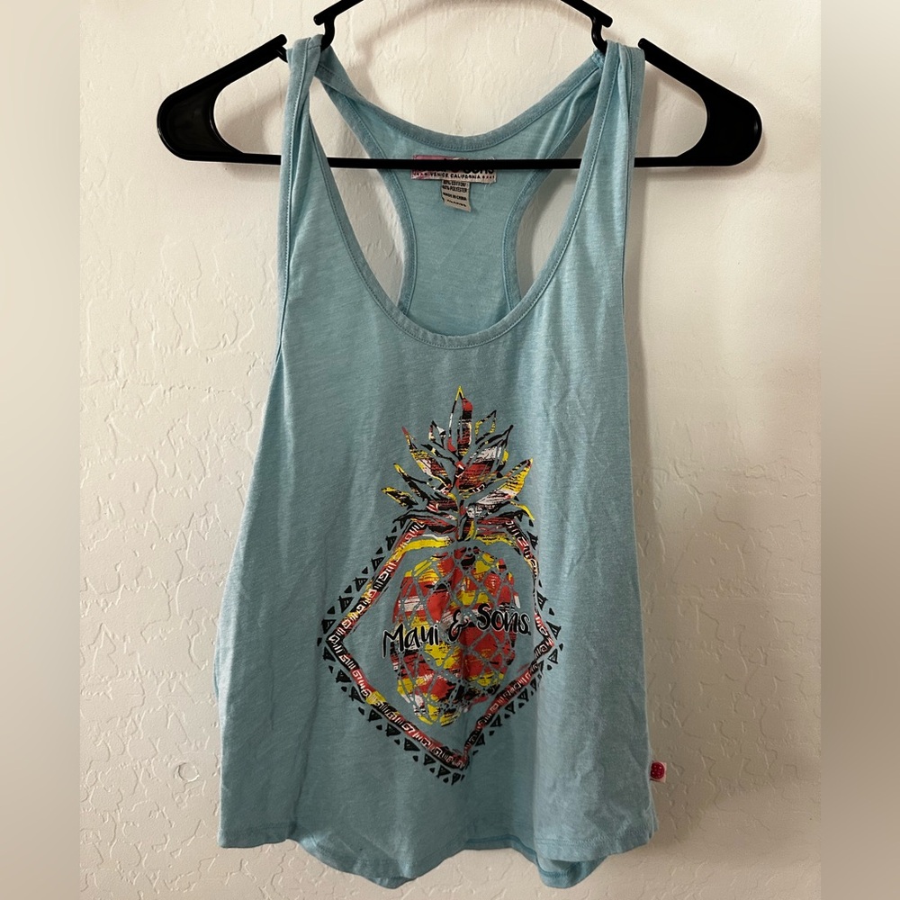 Blue tank top